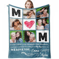 Personalized Relationship Memory Blanket - Custom Fleece Throw for Couples
