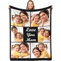 Personalized Romantic Gift Blanket - Custom Photos for Special Moments