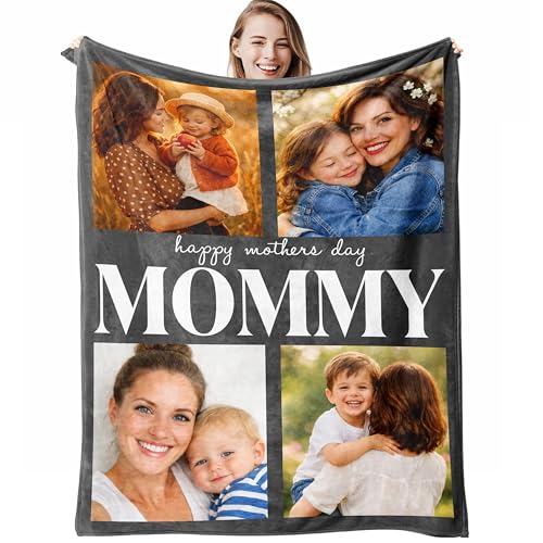 Custom Heartfelt Blanket - Personalized Photo Gift for Loved Ones