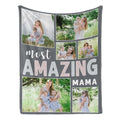 Personalized Love Keepsake Blanket - Custom Fleece Throw with Memories