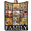 Custom Cozy Couple Blanket - Personalized Fleece Throw with Photo Memories