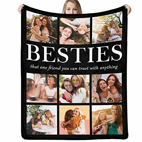 Custom Heartwarming Blanket - Personalized Couple Photos for Cozy Nights