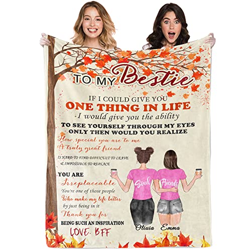 Personalized Friendship Keepsake Blanket - Custom Cozy Gift