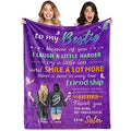 Personalized Bestie Blanket - Custom Pictures and Memories