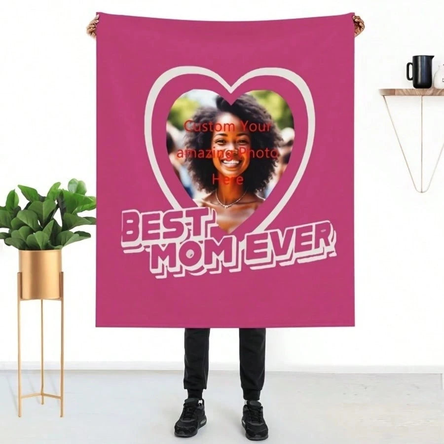 Custom Memory Blanket - Photo Printed Flannel Throw Gift
