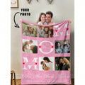 Personalized Picture Blanket - Soft Flannel Throw for Home