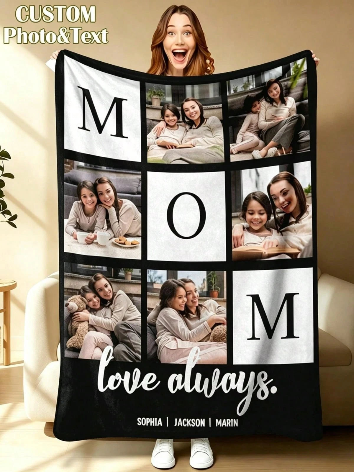Personalized Graduation Photo Blanket - Lasting Memory Gift