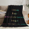 Personalized Picture Blanket - Flannel Throw for Everyday Comfort