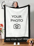 Personalized Blanket with Picture - Cozy Home Gift Option