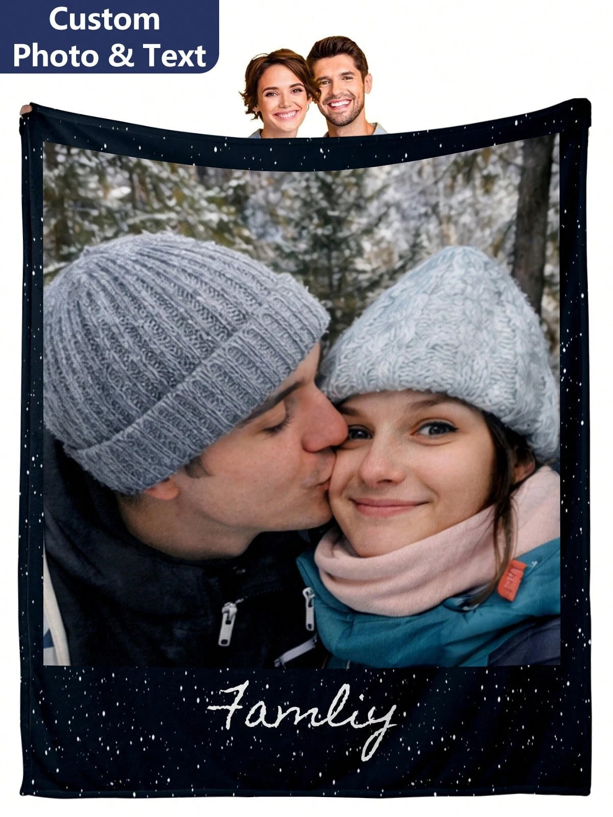 Personalized Dog Photo Blanket - A Gift Pet Lovers Adore