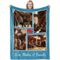 Custom Picture Blanket - Cozy Flannel Throw for Sofa and Bed