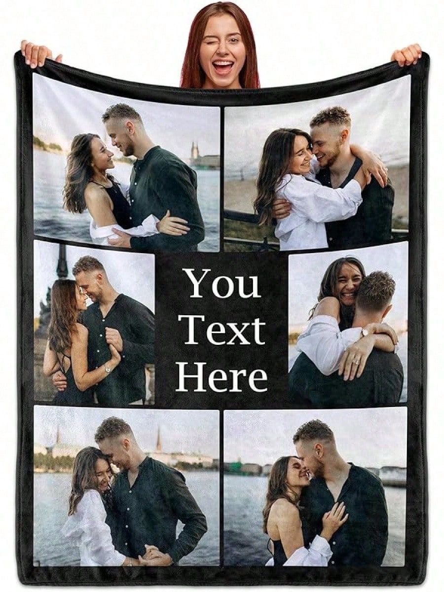 Custom Photo Gift Blanket - Soft Flannel for All Seasons