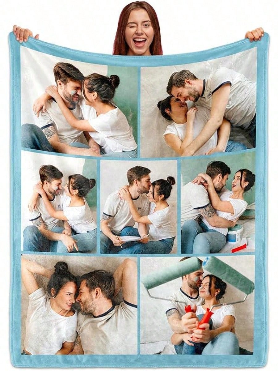 Custom Photo Blanket - Meaningful Gift for Family and Friends