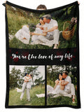Custom Family Portrait Blanket - Flannel Keepsake for Home