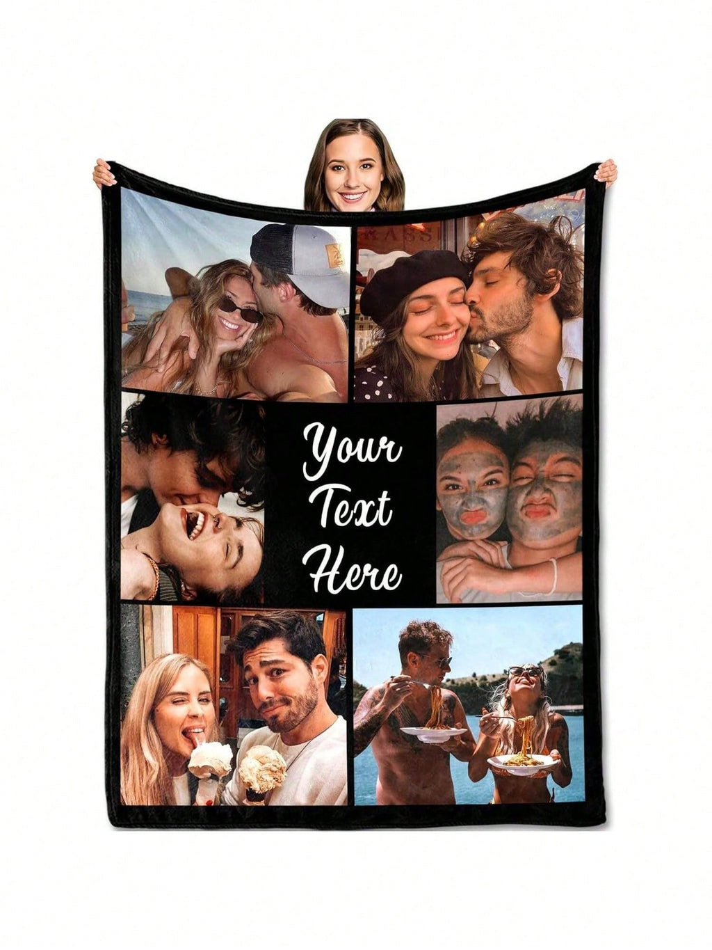 Custom Throw Blanket with Photos - A Gift from the Heart