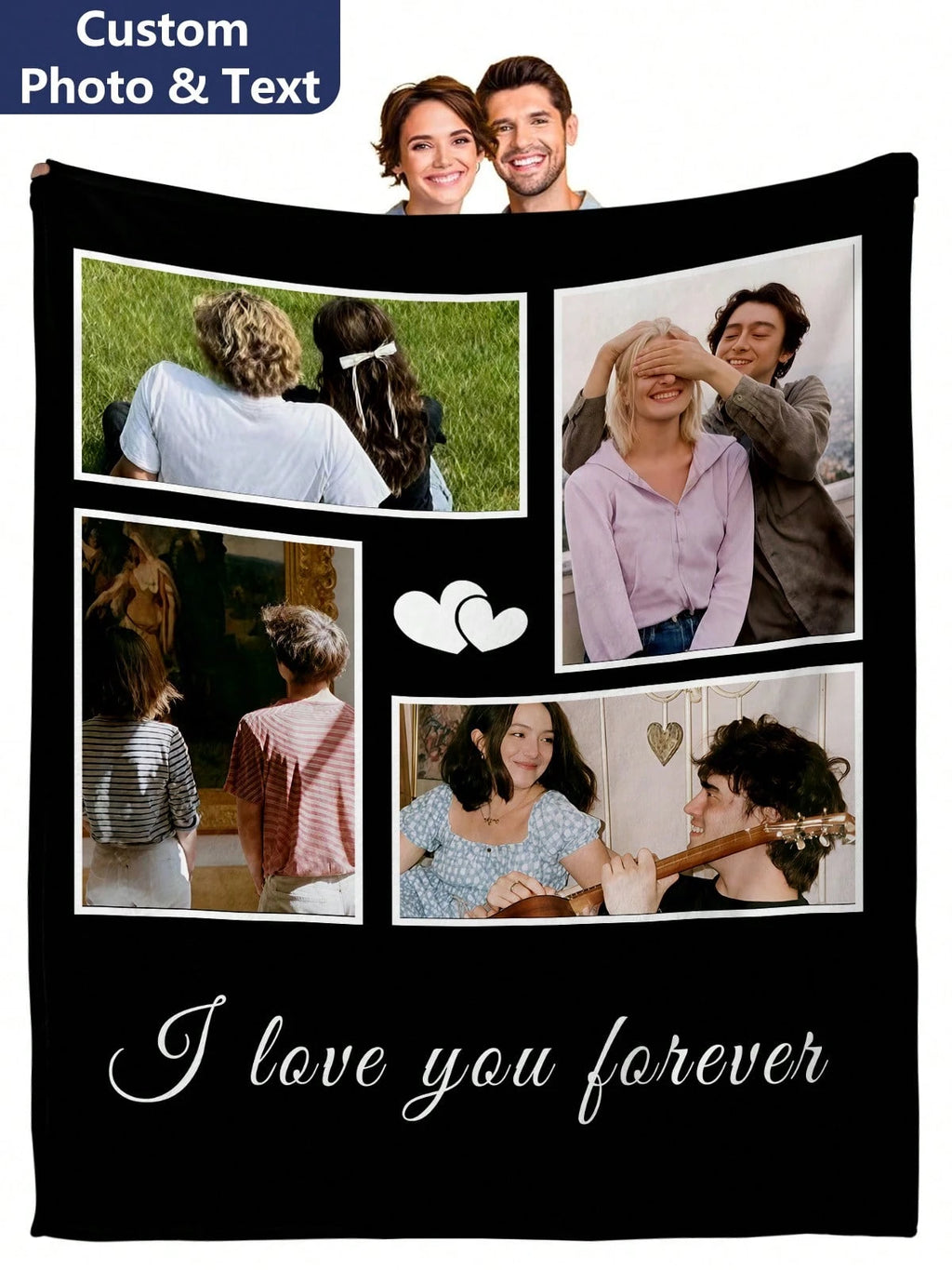 Custom Father Keepsake Throw - Personalized Family Gift