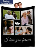 Custom Father Keepsake Throw - Personalized Family Gift