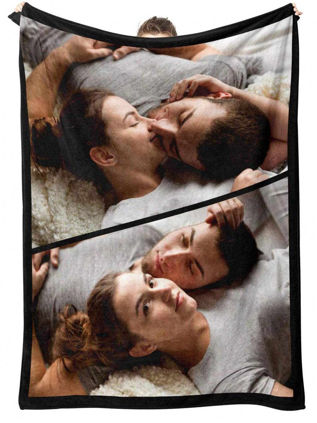 Personalized Couple Photo Blanket - Soft Memory Keepsake