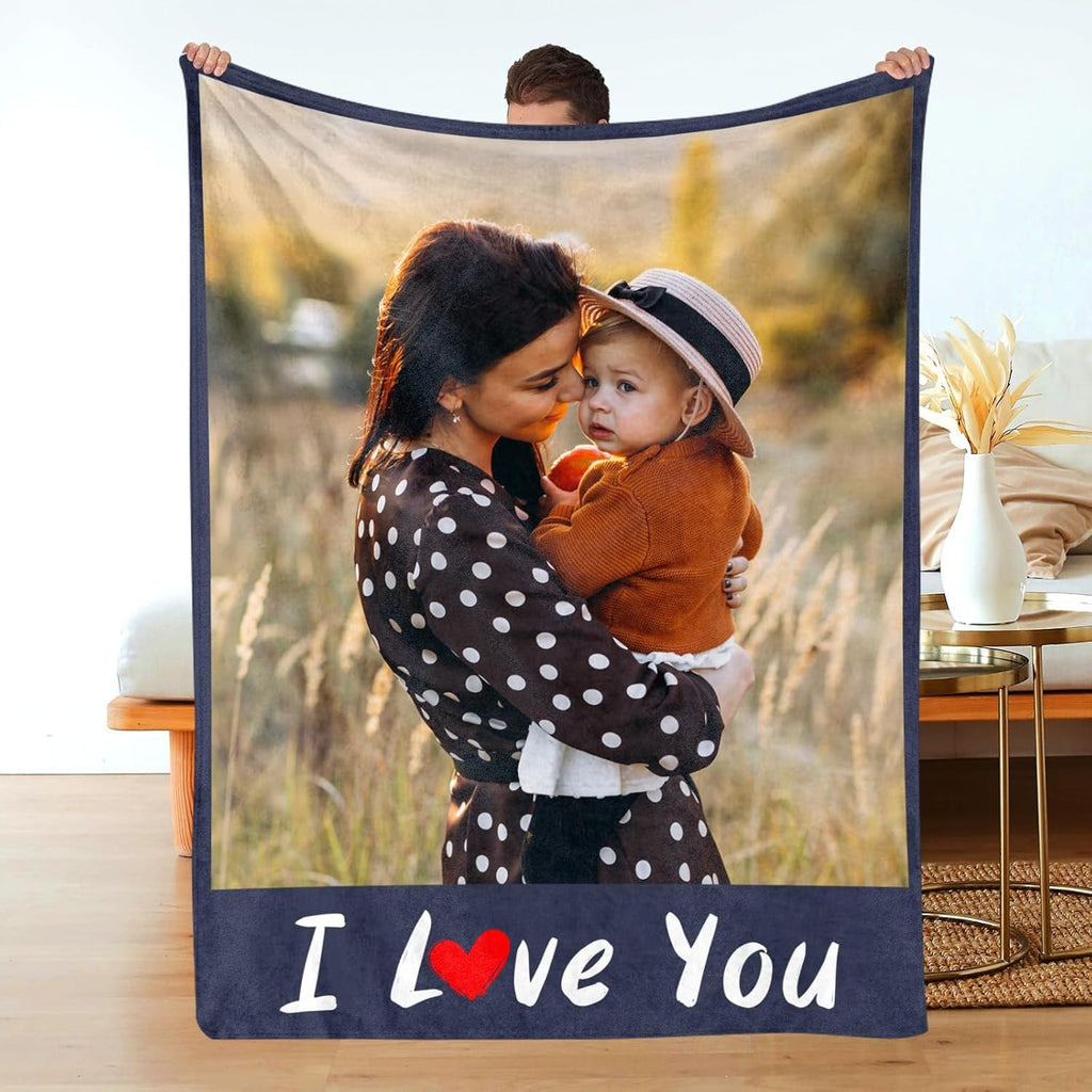 Custom Photo Keepsake Throw - A Memory Worth Keeping