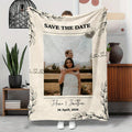 Custom Picture Throw Blanket - Personalized Gift for Couples