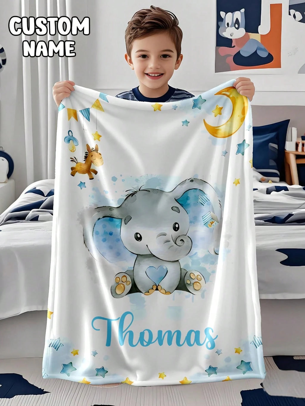 Custom Kids Photo Throw - Childhood Moments Preserved