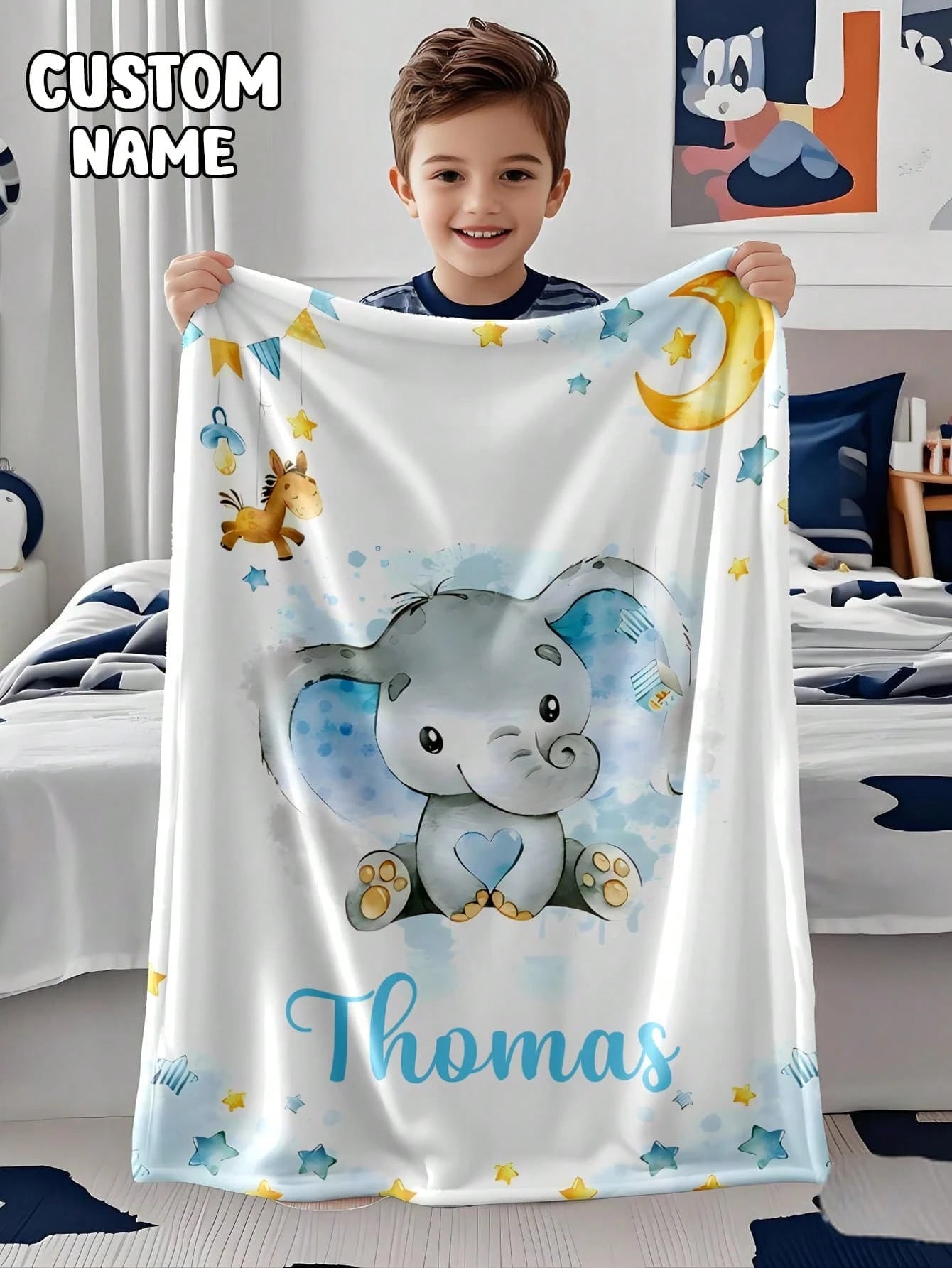Custom Kids Photo Throw - Childhood Moments Preserved