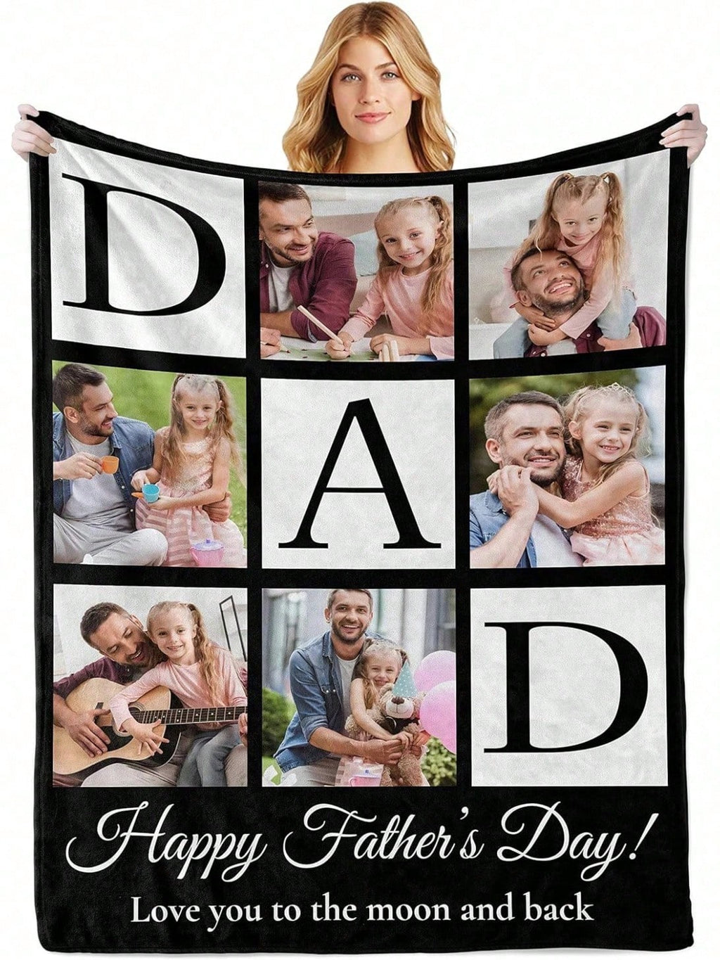 Custom Printed Flannel Blanket - Personal Photos and Memories