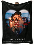 Custom Picture Flannel Blanket - Personalized Decorative Throw