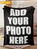 Personalized Picture Blanket - Custom Flannel for Sofa and Bed