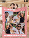 Personalized Picture Throw - Cozy Comfort Filled with Happy Memories