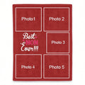 Custom Family Photo Blanket - Cozy Personalized Throw for Special Moments