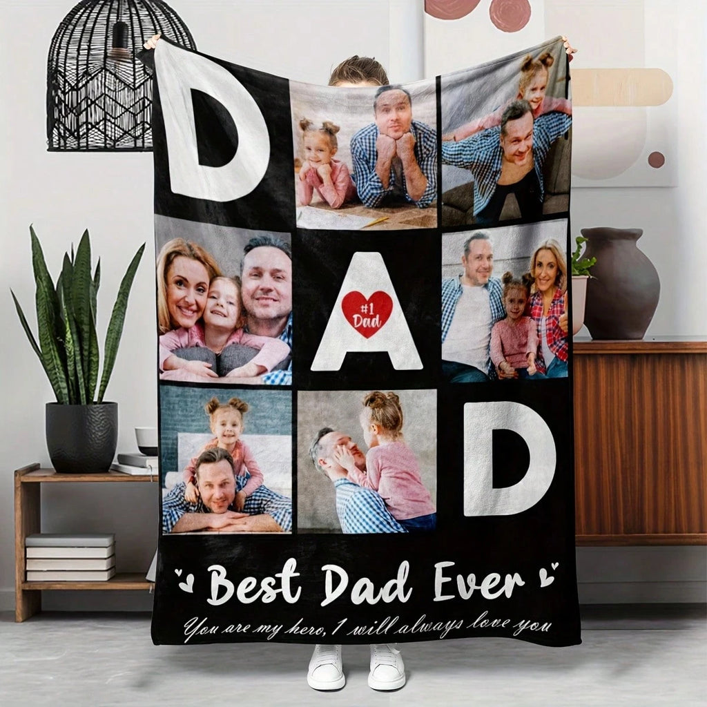 Custom Image Throw - Warm Flannel Blanket for Home Use