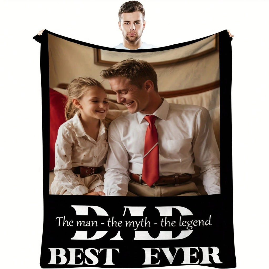 Custom Picture Blanket - Soft Personalized Throw for Home Use