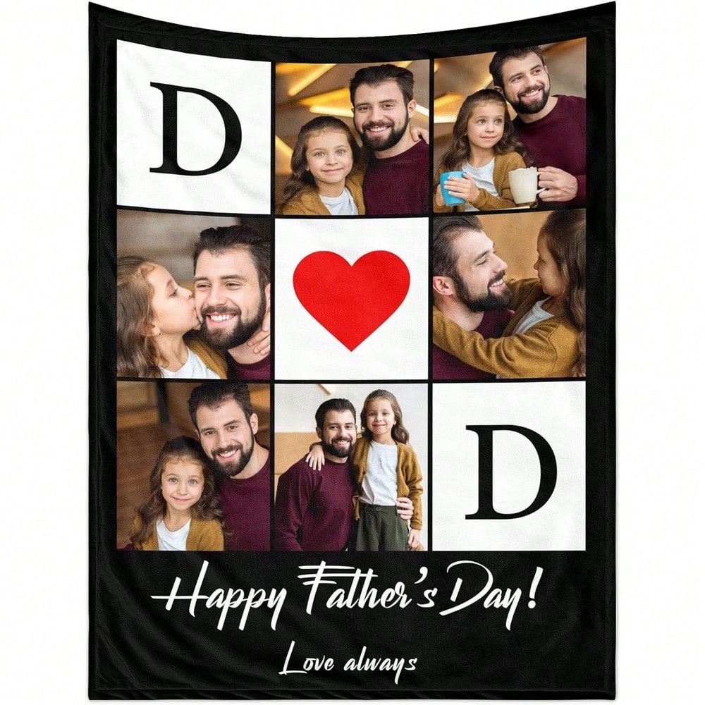 Custom Photo Blanket - Cozy Throw for Couples and Home Comfort