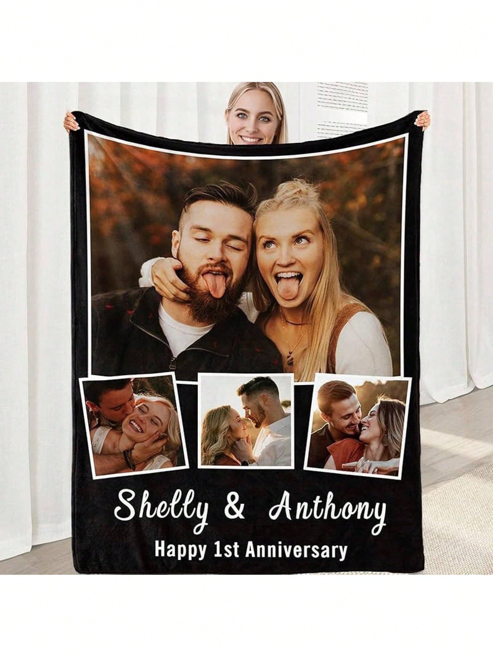 Custom Picture Gift Blanket - Soft and Cozy Home Throw