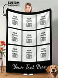 Personalized Blanket with Photos - Soft Home Decor Accent