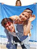 Custom Family Blanket - Personalized Photos on Flannel