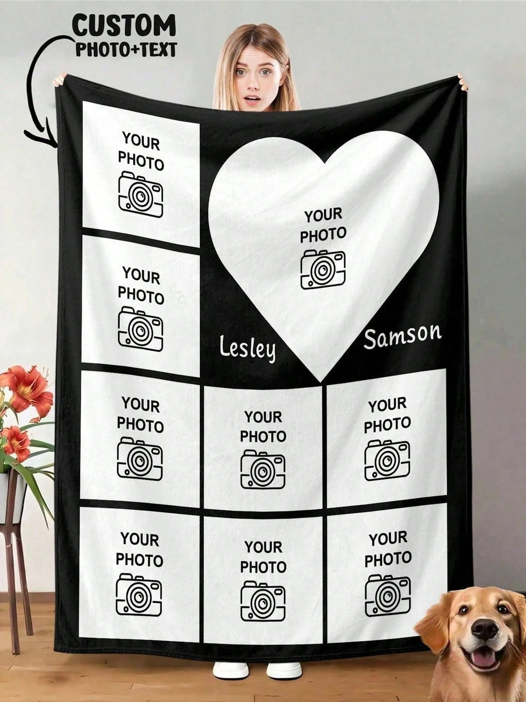 Custom Image Blanket - Cozy Personalized Home Gift