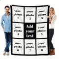 Custom Memory Gift Blanket - Cozy Flannel Throw Design