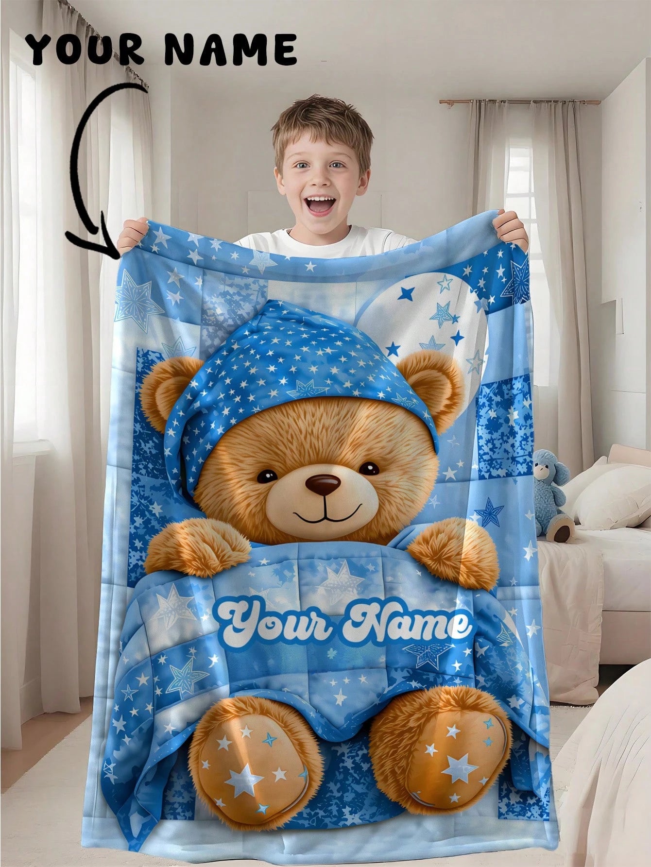 Personalized Pet Portrait Throw - Comfort with Personal Meaning