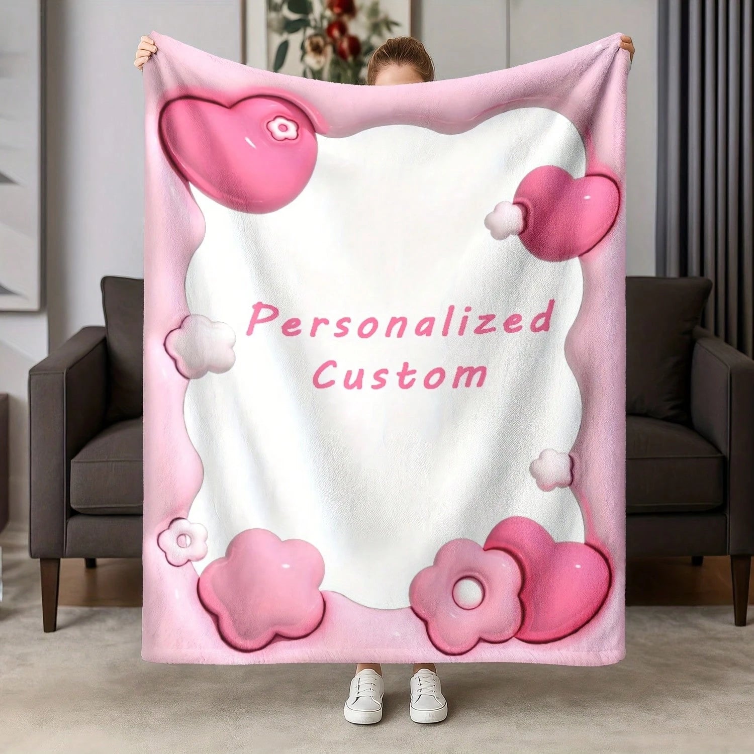 Custom Cat Lover Blanket - Designed Around Your Best Friend