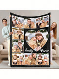 Custom Printed Photo Throw - Soft Home Comfort Blanket
