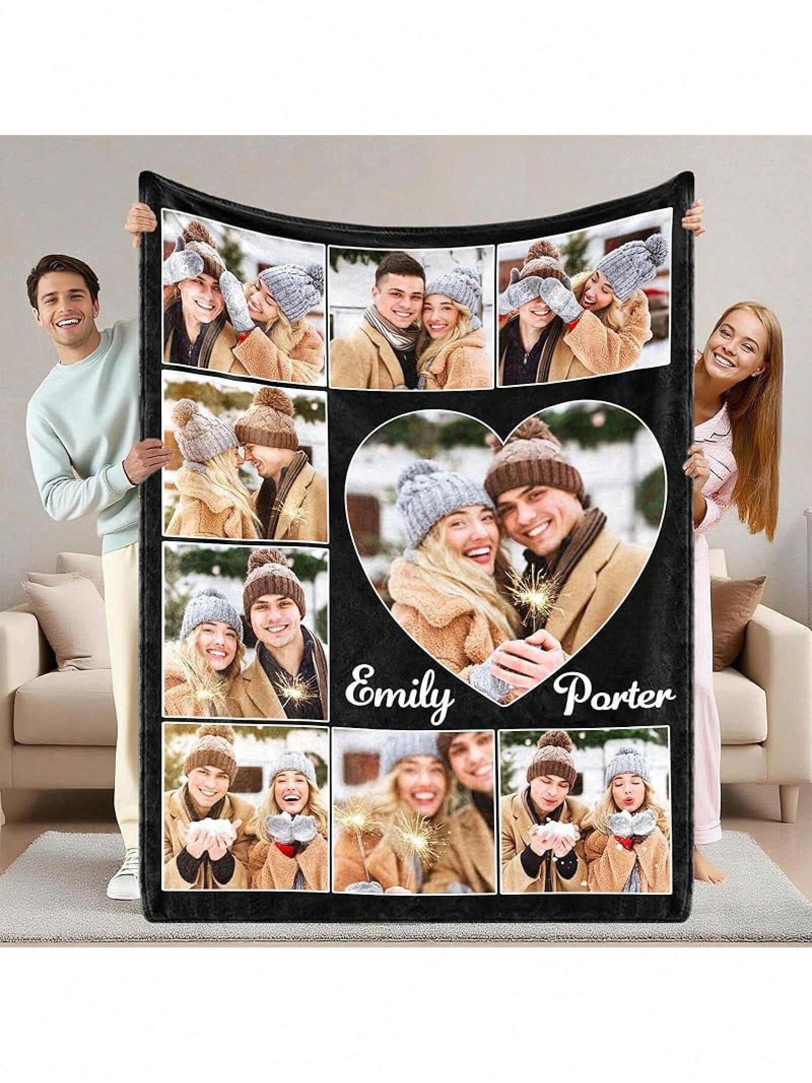 Custom Printed Photo Throw - Soft Home Comfort Blanket