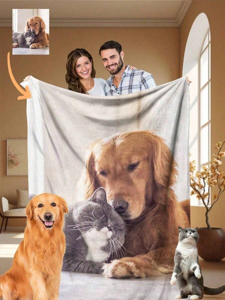 Custom Father's Day Blanket - Meaningful Memories in Every Thread