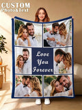 Custom Printed Photo Blanket - Warm Decorative Home Accent