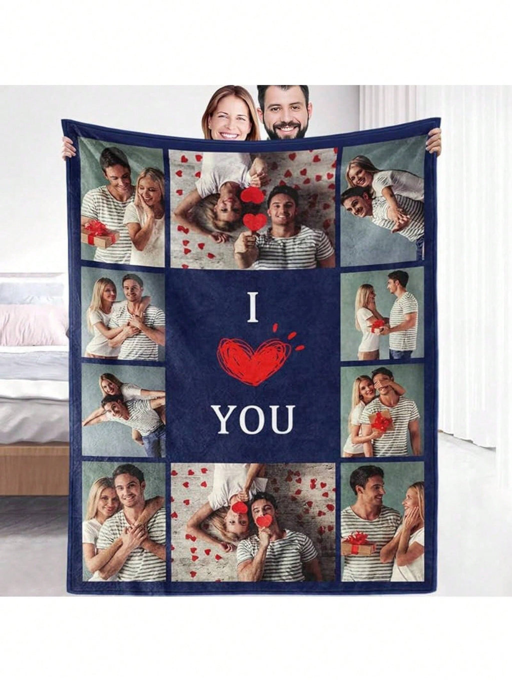 Personalized Image Throw Blanket - Cozy Decor for Home