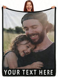 Personalized Picture Comfort Blanket - Warm and Cozy Throw