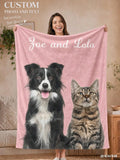 Personalized Flannel Memory Blanket - Custom Printed Photos