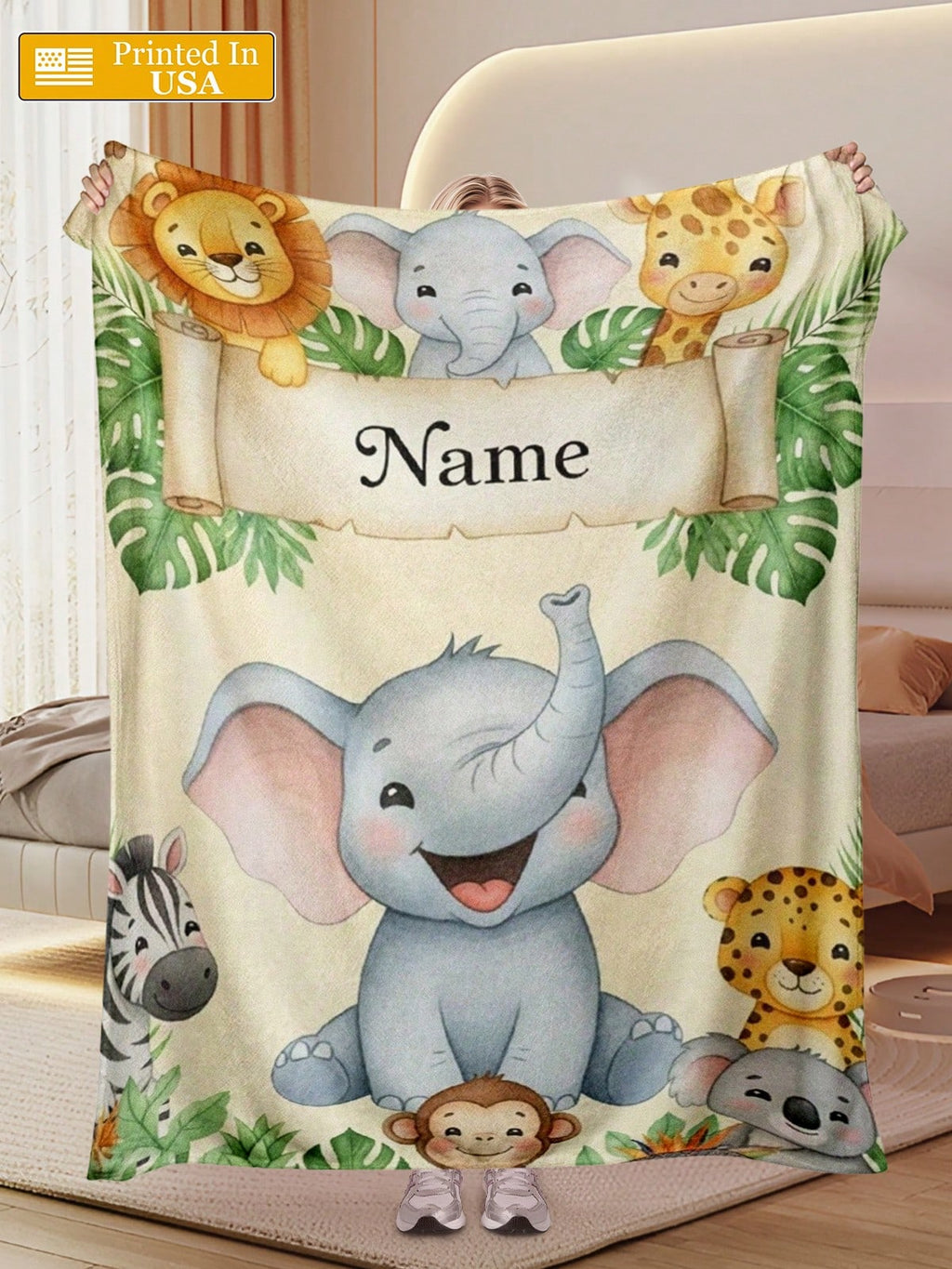 Custom Picture Blanket - Flannel Throw for Sofa and Bed