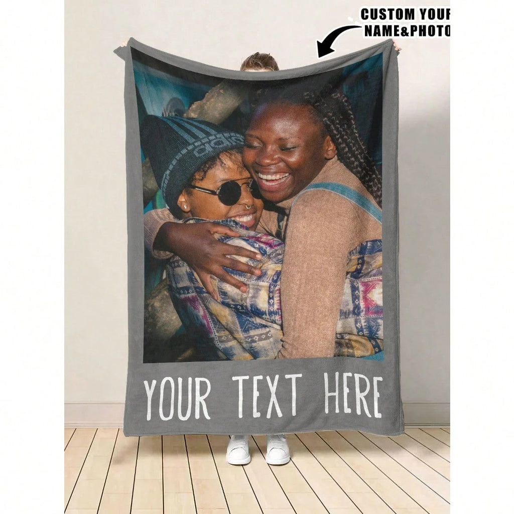 Personalized Printed Blanket - Upload Photos and Memories